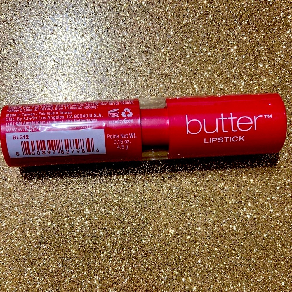 🆕 BLS12 NYX Butter Lipstick Little Susie Color - Picture 5 of 10